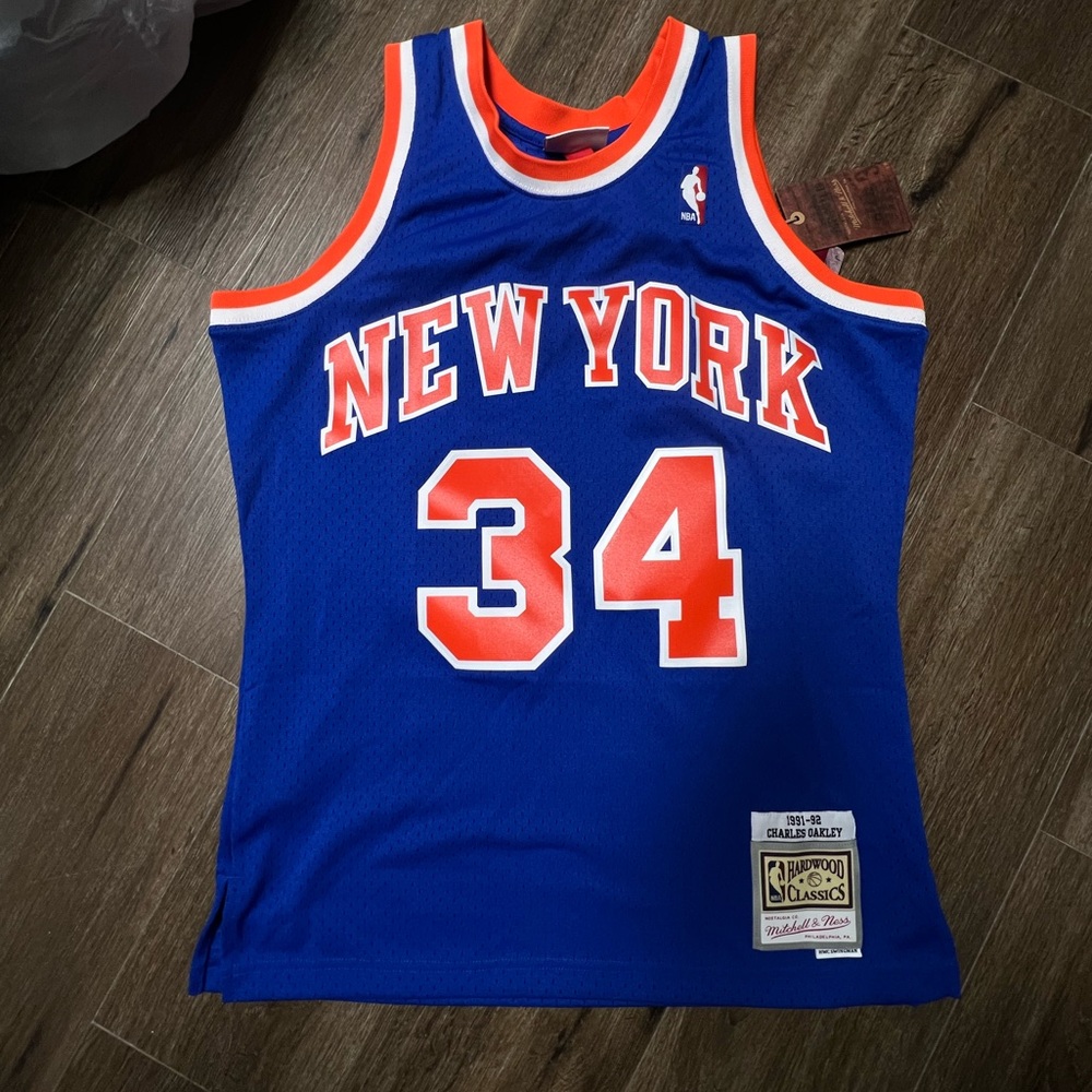 Mitchell&Ness NBA Swingman Road Jersey NewYork Knicks 91 Charles Oakley Large